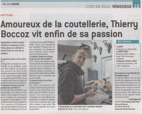 Article du Progrès 